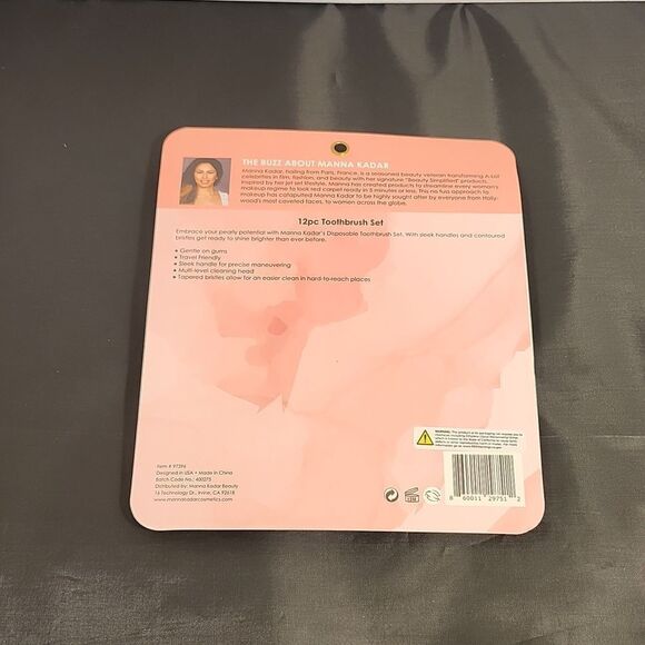 BRAND NEW MANNAKADAR  PINK TOO TOOTHBRUSH BRUSH SETS - Picture 6 of 9